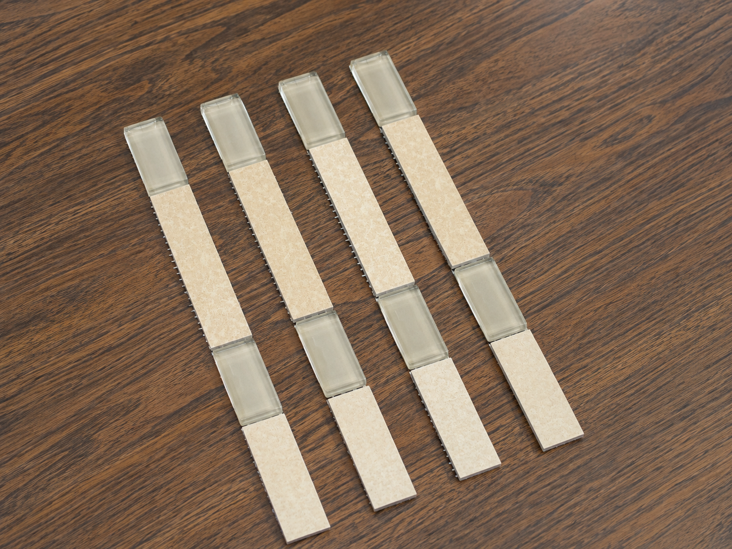 Retro Cream & Glass Border Tile - 1052-WB20