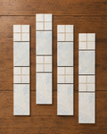 Vintage Icy Blue Checker Mosaic - 1233-EN32