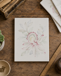 Vintage Orchid Floral Art Tile - 1330-LO71