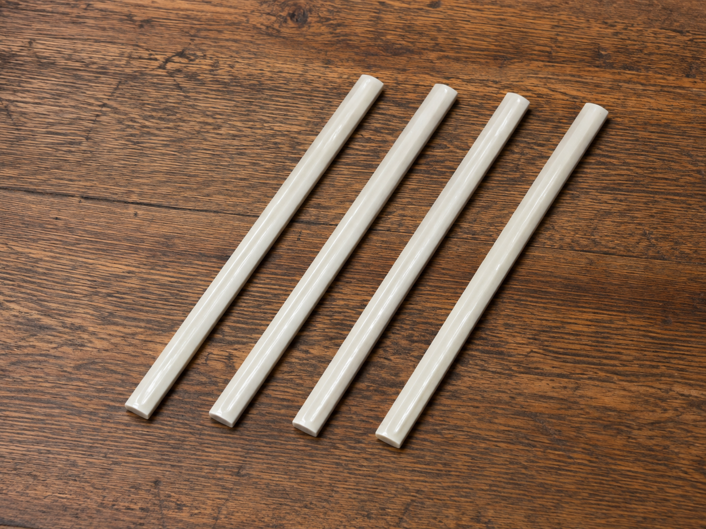 Retro Glossy White Bullnose Trim - 1429-CS05