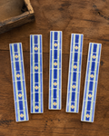 Vintage Geometric Block Mosaic Border - 1443-BL78