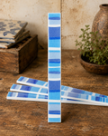 Retro Multi-Shade Blue Block Border - 1454-KL26