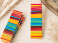 Retro Panoramic Warm Stripe Border - 1483-CS51