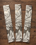Retro Metallic Silver Leaf Border - 1491-NB93