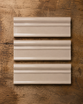Vintage Taupe Glossy Fluted Cap - 1672-CS24