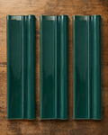 Retro Emerald Green Fluted Ogee Cap - 1672-SG85