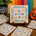 Vintage Mediterranean Folk Mosaic Tile - 3228-FE36