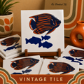 Retro Fish Deco Tile 1171-EC73