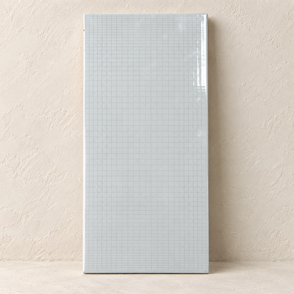 Pale blue 5x10 grid wall tile